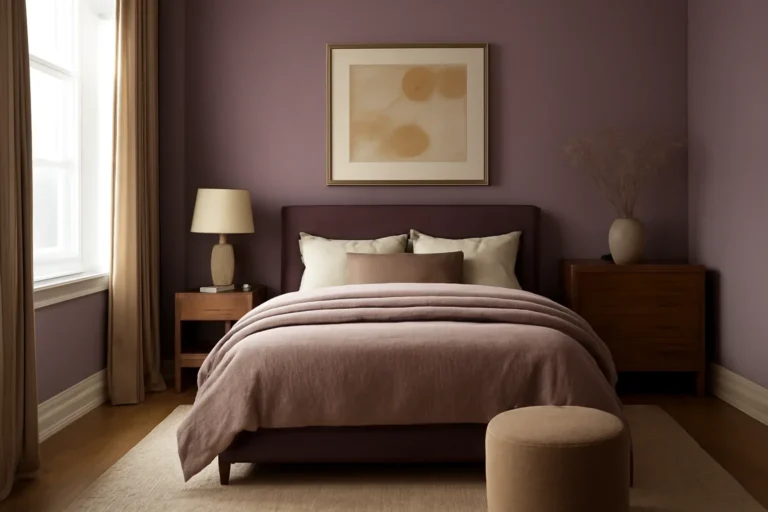 Purple Bedroom Ideas That Feel Grown-Up concept shown in a warm, thoughtfully layered interior.
