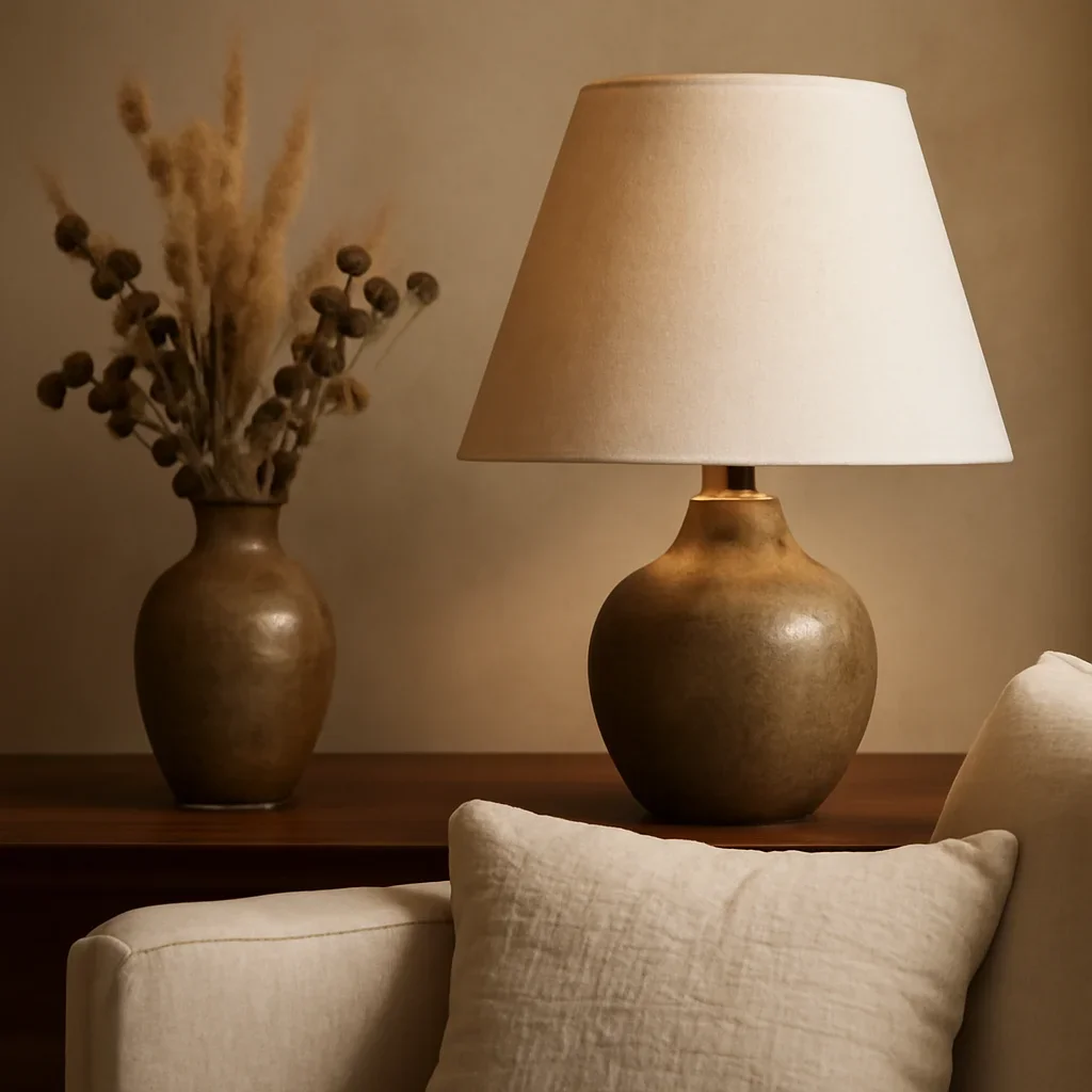 Close-up interior styling details that reflect the finish and mood of residential interior design.