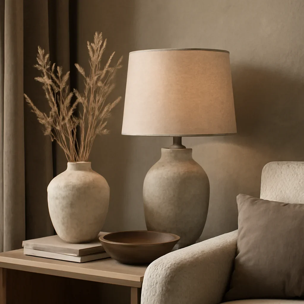 Close-up interior styling details that reflect the finish and mood of architect collaboration.