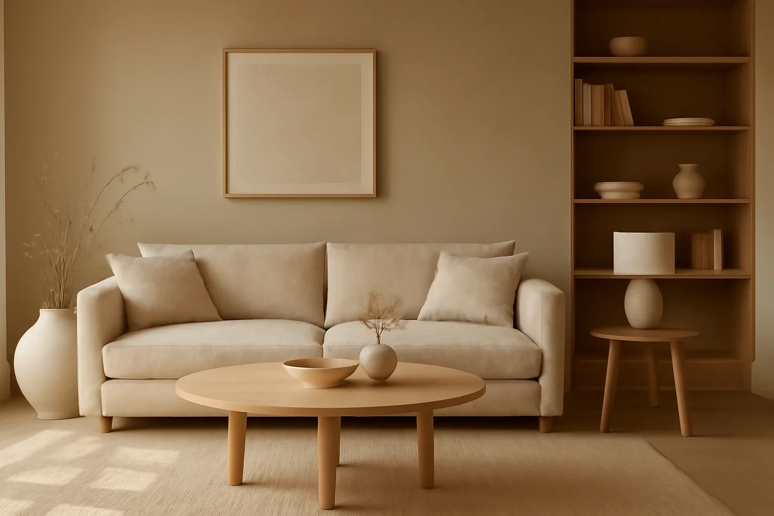 Solutions concept shown in a warm, thoughtfully layered interior.